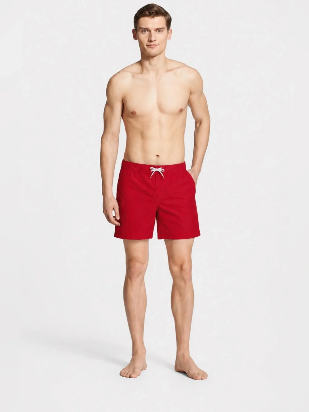 Marc Jacobs Men’s Swim Trunks Red Bathing Suit Shorts Medium *66